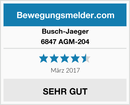 Busch-Jaeger 6847 AGM-204 Test
