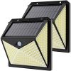  Hepside LED Outdoor Solarlampen 2er Set